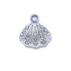 10Pcs Gold Plated Crystal Shell Starfish Charm Pendant For Jewelry Making Bracelet Necklace Diy Accessories Craft Findings