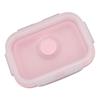 2PCS Collapsible Design Lunch Storage Container Silicone Refrigerator Storage Box  For Office