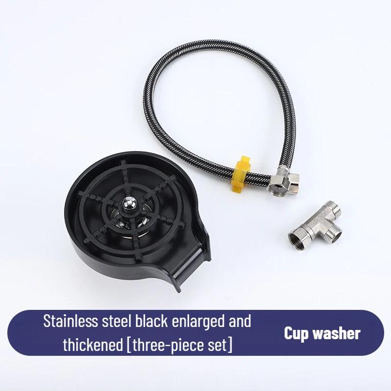 Household Stainless Steel ABS Useful Things for Kitchen and Home Gadgets Automatic Rinsing Cups in Commercial Bars Kitchenware