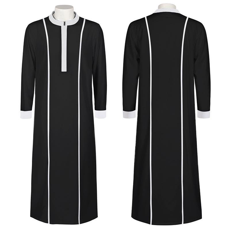 Medieval Monk, Wizard, Priest Costume - Halloween Grim Reaper Cosplay Robe