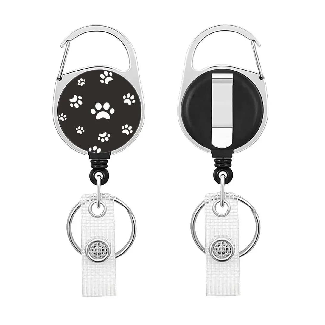 1pc Cactus Claws ID Badge Clip Lanyards Id Badge Holder Porta Credencial Lanyards Badge Reel Nurse Retractable Keychain