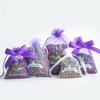 20Pcs Lavender Pattern Drawstring Mesh Bags Dried Flower Herbs Spices Storage Bag Odor-Eliminating Breathable Fragrance Pouches
