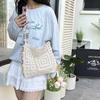 Summer Large Capacity Boho Tote Bag Floral Crochet Handbag Vintage Multicolor Cut-Out Knitted Fashionable Hollow Out Handbag
