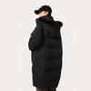 Li Ning Sports Trend Series Casual Simple Comfortable Loose Cold Resistant Warm Outdoor Solid Color Long Down Jacket Women Outerwear Black AYMU192-3