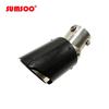 Adjustable Bent Exhaust Pipe for 114mm Carbon Fiber Tailpipe & Stainless Steel Muffler