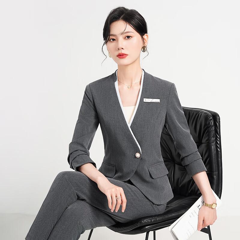 Troloman Women s Professional Business Suit Set L