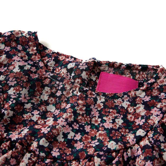 Chemise pour enfants à manches longues rose foncé 92/104/116/128/140