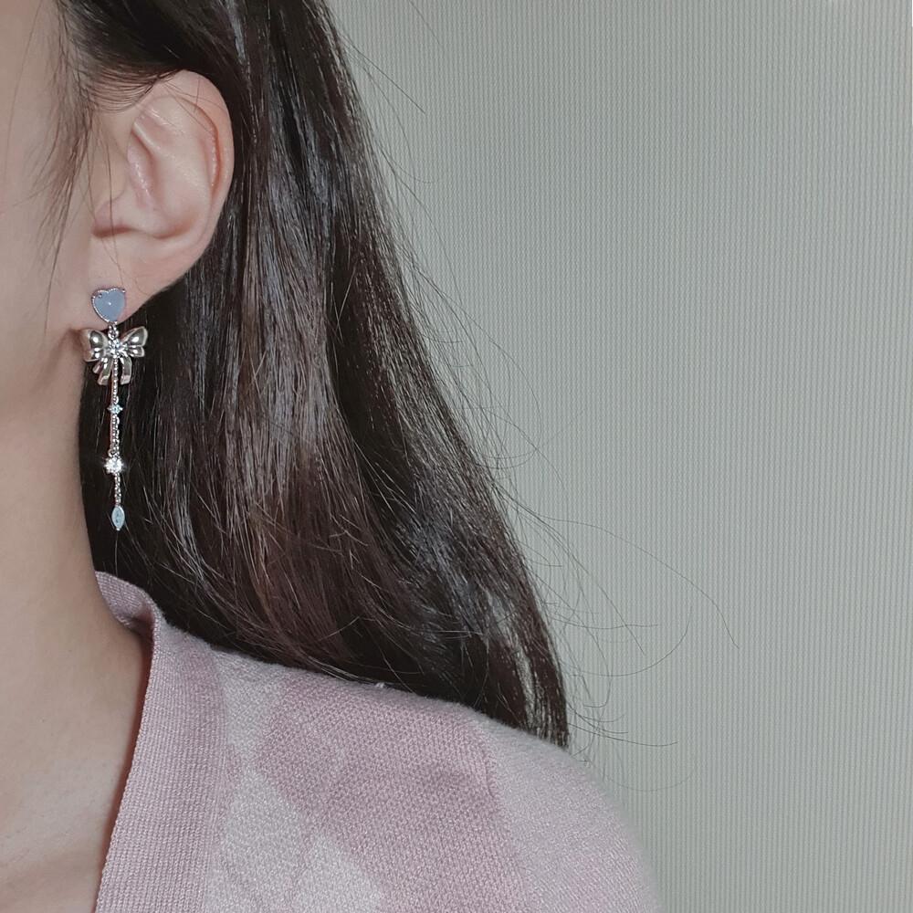 

[Aimelbie] Мечтательная лента и чаши-сердечки — серебро