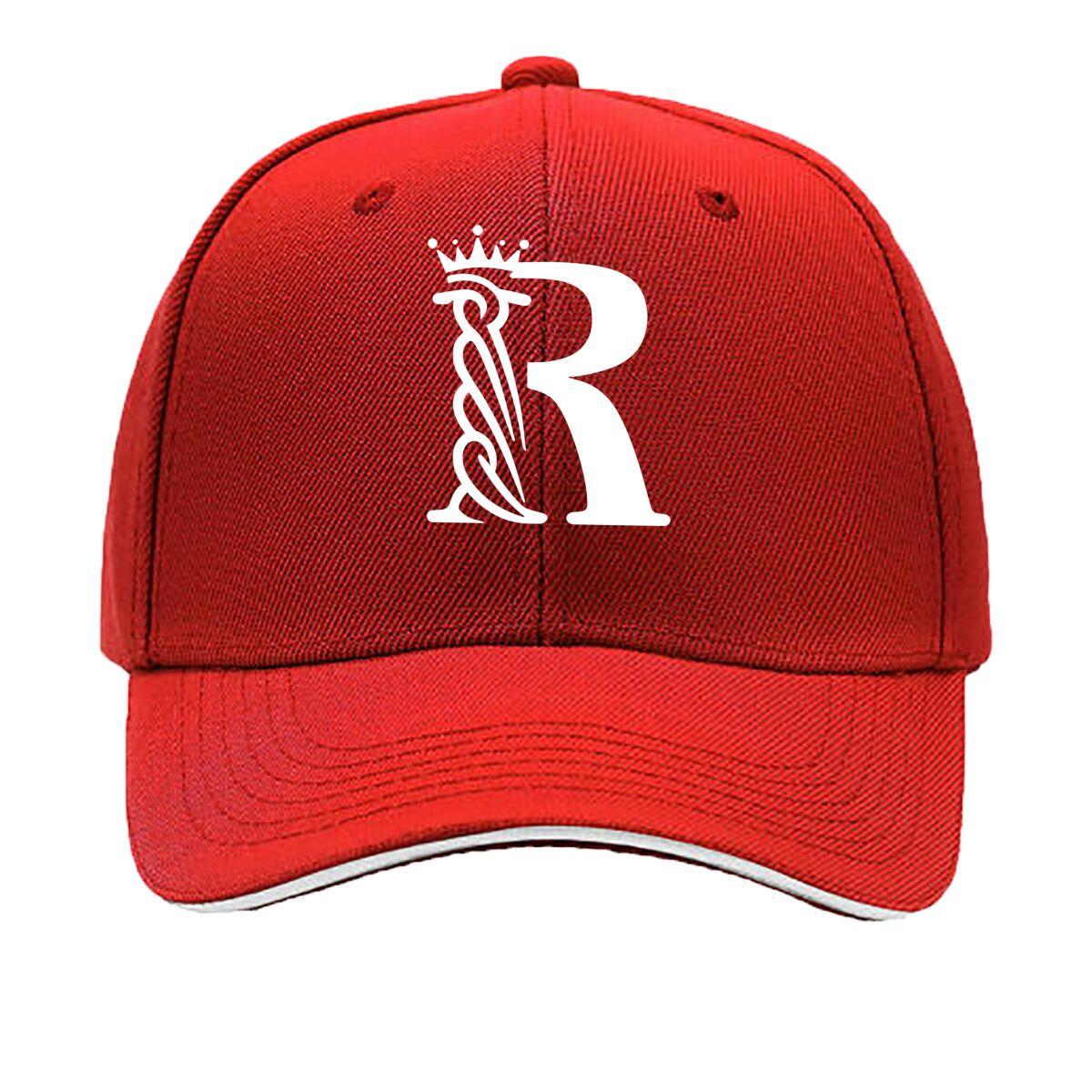 Adjustable street style hiphop letter baseball cap black cap fashionable letter R print flat br Sandwich Baseball Cap One Size