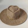 Men's vegan suede hat, women's heart-shaped crown logoengraving suitableforpyrographywide-brimmed hatcappelloluxuryhatsfor woman