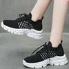 Fashion Women Sneaker Spring Autumn Breathable Mesh Sneakers Woman Non-Slip Light Solid Sports Shoes Women Casual Plus Size Lace Up Shoe