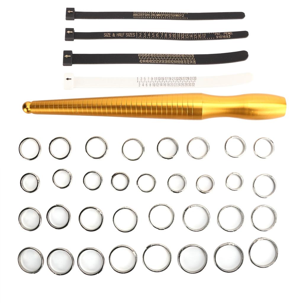 Profesyonel Yüzük Mandreli Çubuğu Parmak Ölçer Yüzük Ölçer Ölçüm Aleti Takı Aletleri