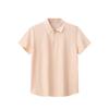 Comfortable Short Sleeve Polo Shirt Women Tops 162536101-2
