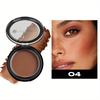 YOUNG VISION Matte Bronzer 5-in-1 Makeup Palette, Contour Powder Long-Lasting Oil Control, 6 Shades Waterproof & Sweat-Proof