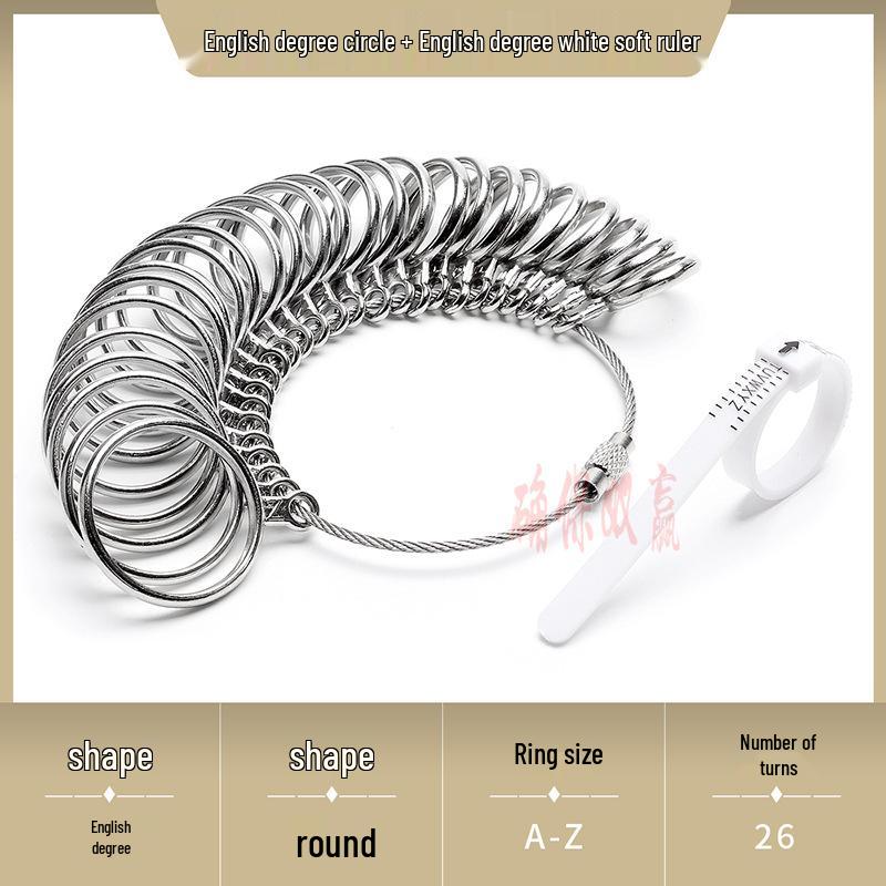 Soft Ring Size Measuring Tool - Accurate Finger Ruler for UK, Europe, Japan, Korea, Hong Kong