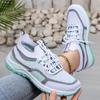 Fashion 2025 Spring New Ultra-light Running Shoes Sports Women's Shoes Mesh Non-slip Breathable Soft-soled Lightweight Casual Shoes