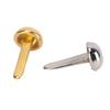 40 Pcs 6mm Mini Brads Gold Silver Electroplating Round Brass Metal Paper Fasteners Brads for DIY Craft Scrapbooking