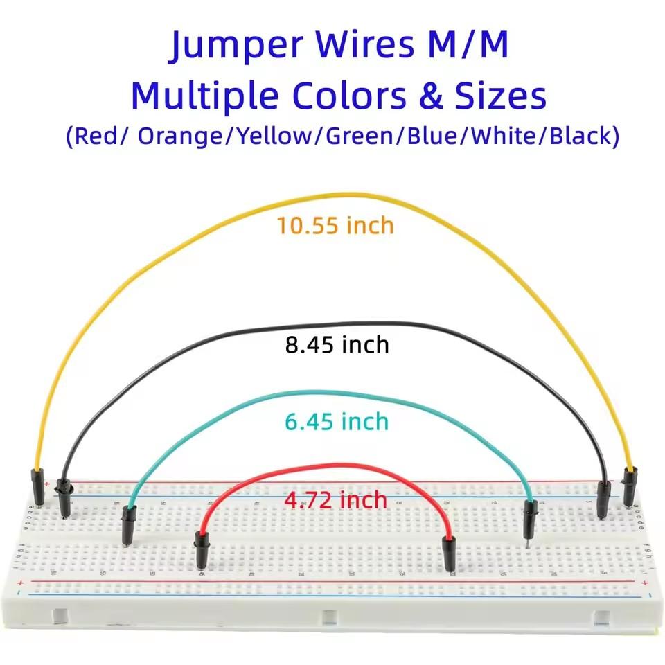 Breadboard Kit with 830-Tie-Point, 400-Tie-Point Boards, 6x170-Tie-Point Mini Boards, 65Pcs Flexible Wires, for Arduino