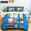 Movie Film Clap Board Patterns Comforter Bedding Set,Duvet Cover Bed Set Quilt Cover Pillowcase,King Queen Size Bedding Set