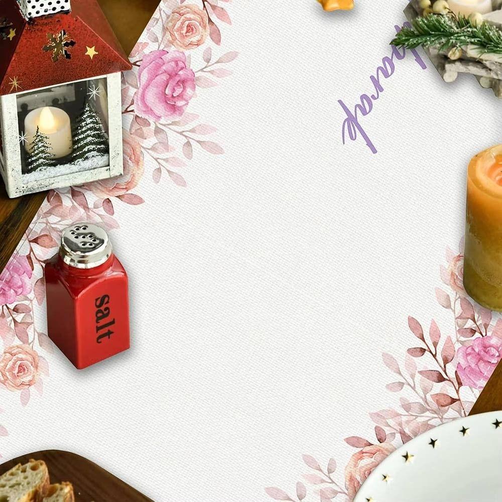 Heat Insulation Ramadan Table Runner Anti-slip Moon Table Runner New Table Cover  Eid Al Adha