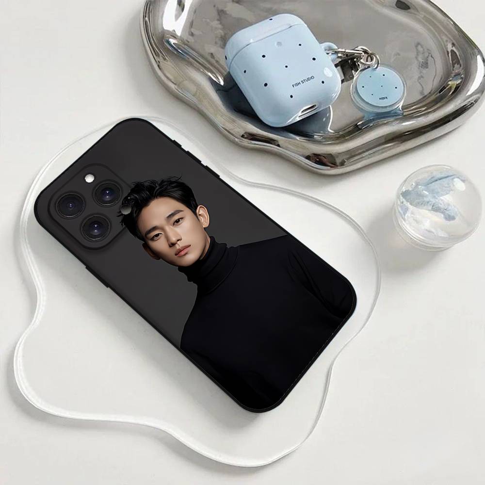 Actor K-Kim Soo H-Hyun Phone Case Phone Case For Iphone 17 16 15 11 13 14 Pro Max X Xr Xs Max 12mini Black Shell Cover Case
