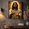 The Praying Hand of Jesus Canvas Painting Wrapped Art, Wall Art Print Poster  Canvas Painting Prints for Living Room Office Home Decoration