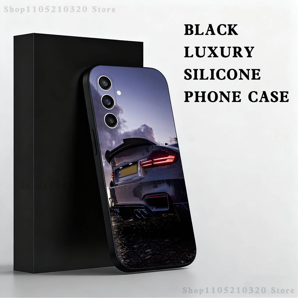 Super cool B-Bmw-ES car Phone Case  For Samsung S 25,24,23,22,30,21,10,9,Ultra,Plus,Lite,FE,4,5 G Black Soft Case