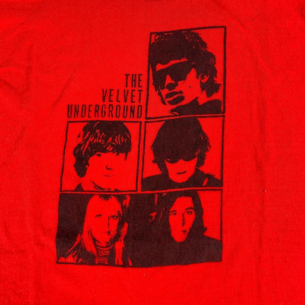 The Velvet Underground Loaded vtg red t-shirt QT7155