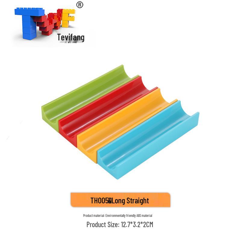 Large Particle Ball Track Building Blocks for Kids