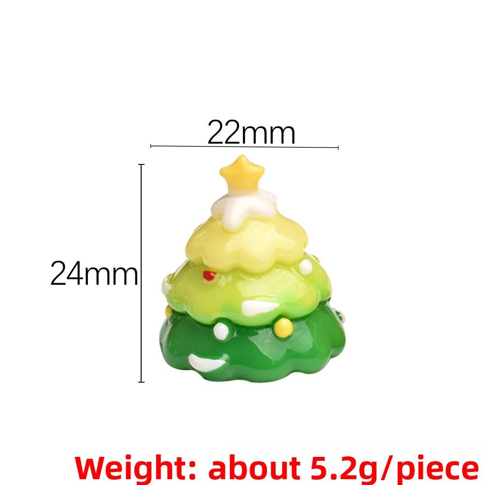 

Мини Градиентный Топпер для Рождественского Торта в виде Елки DIY Резиновый Декор для Праздничных Сцен зелёный