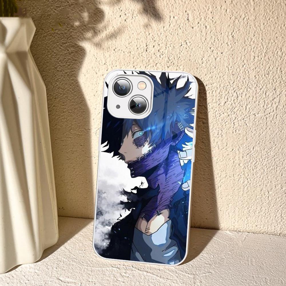 Cartoon Characters D-Dabi Phone Case For IPhone 14 13 12 Mini 11 Pro XS Max X XR 14 Plus Tempered Glass Cover