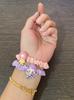 6 Pcs Demon Hunter Cartoon Hair Ties Cute Anime Hair Ropes Set for Women, Kawaii Elastic Hair Circles Ponytail Holders Girls Bir