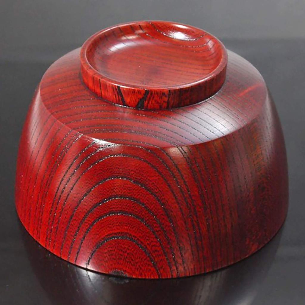 Yamanaka Lackware Yamanaka Lackware Schale Suppenschale Holz Geschenkbox Zelkova Korpus Roter Druck Geschenk zum 60. Geburtstag Geschenk zum Tag der älteren Generation 4.3