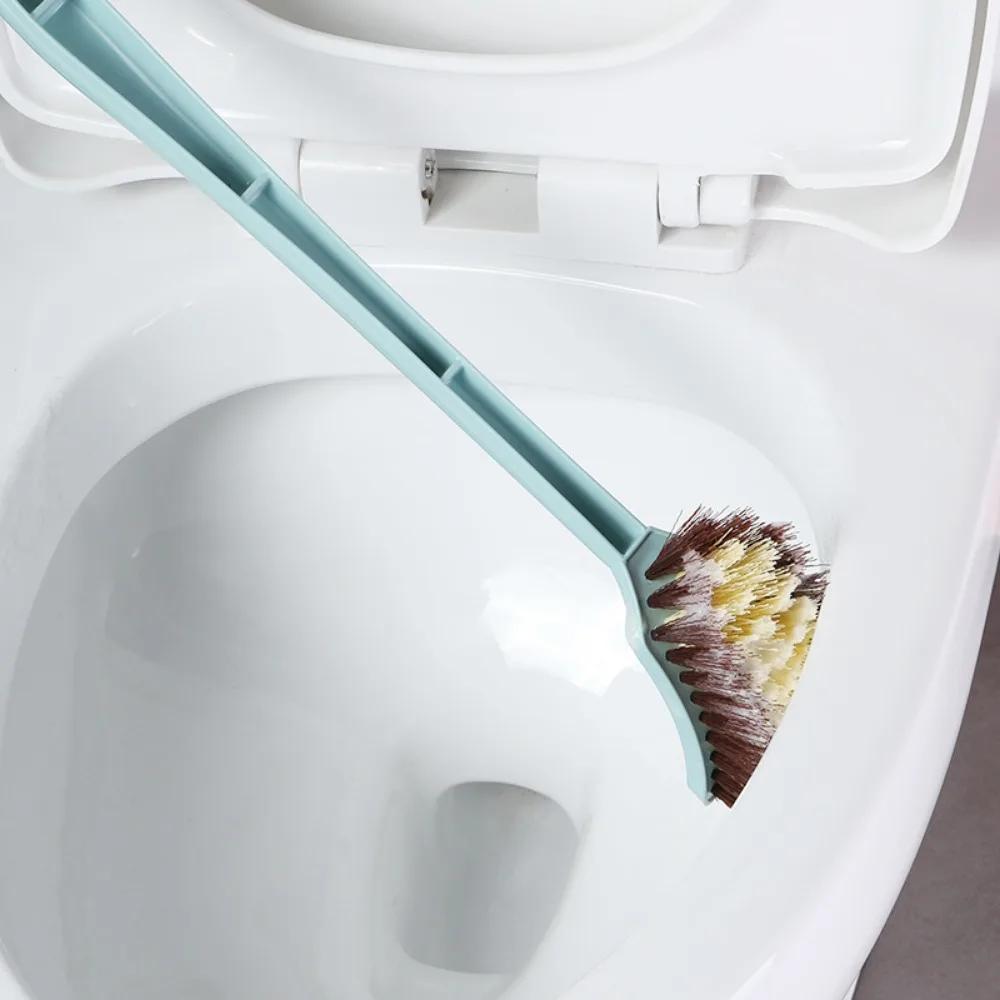 Long Handle Toilet Brush No Dead Corner Squat Cleaning Household Set