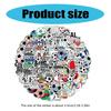 100x Soccer Stickers Sports Stickers Graffiti Stickers Skateboard Decals Football Theme Art Stickers