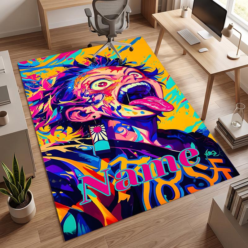 Tanjiro (1) Gepersonaliseerd naambord Kantoor Tapijt Stijlvolle Decoratie voor Woonkamer Slaapkamer Keuken
