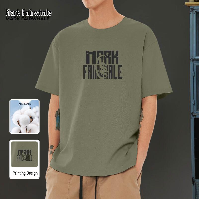 Mark Hua Fei Men s Loose Fit Short Sleeve T-Shirt XL