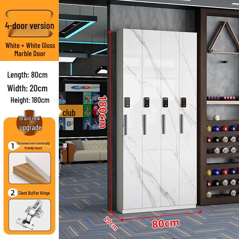Billiard Cue Storage Cabinet with Touch Screen Lock