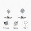 Tears Necklace for 925 Transparent Choice of Sizes Sparkles That Float On Your Perfect As a Comes with Gift Box [Uruhashi] Mermaid's Women, Zirconia,