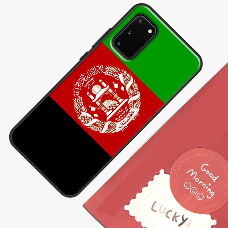Flag of Afghanistan Phone Case For Samsung Galaxy S24 S26 Ultra S20 S21 S22 S23 S25 Plus S10 S25 FE Cover Shell