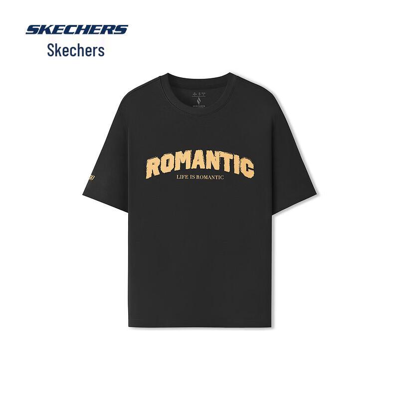 Skechers Unisex Knitted Short Sleeve T-Shirt L226U016 M