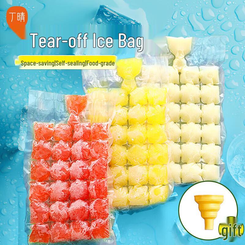 CIBO Disposable Self-Sealing Ice Cube Bags