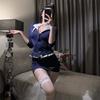 Sex Underwear Policewoman Uniform Stewardess Temptation Pajamas Pure Desire Wind Robe Qqny Hip Skirt