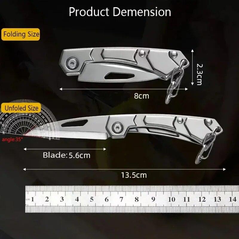 Stainless Steel Folding Knife Outdoor Survival Knife Portable Pocket Knife Fruit Knife For Hunting Camping Foldable Knives