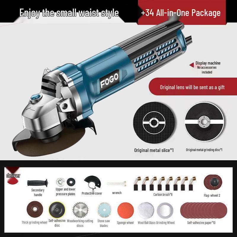 Multifunctional Angle Grinder & Polisher - Handheld Cutting Machine with Free Shipping