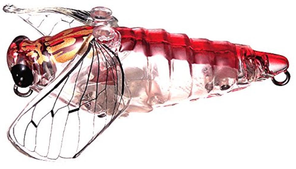 SMITH LTD Noisy Bisen 38mm Red Dragonfly (Beautiful Cicada) 2.6g #26