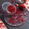 Blood Red Glazed Small Pebbles Nail Art Flowing Sand Valley Decoration