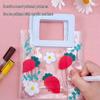 Teacher's Day DIY Tote Bag: Transparent PVC for Children's Graffiti Art