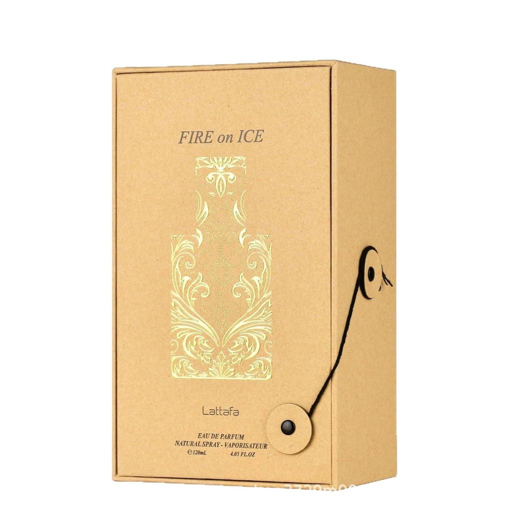 Lattafa FIRE On ICE Profumo, Fragranza Araba di Dubai, Profumo a Lunga Durata, Eau De Parfum Unisex, Qualità Premium meno