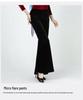 Women's Elegant Gold Velvet Slimming Practice Set for Autumn/Winter